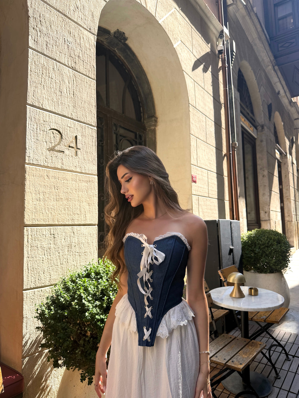 Denim Korse